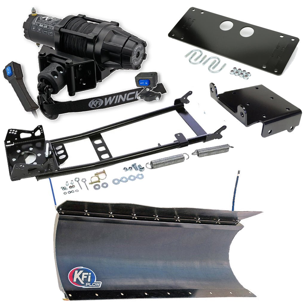 KFI Snowplow Kit Suzuki 450, 500, 700, 750 King Quad ATV - MojoMotoSport.com