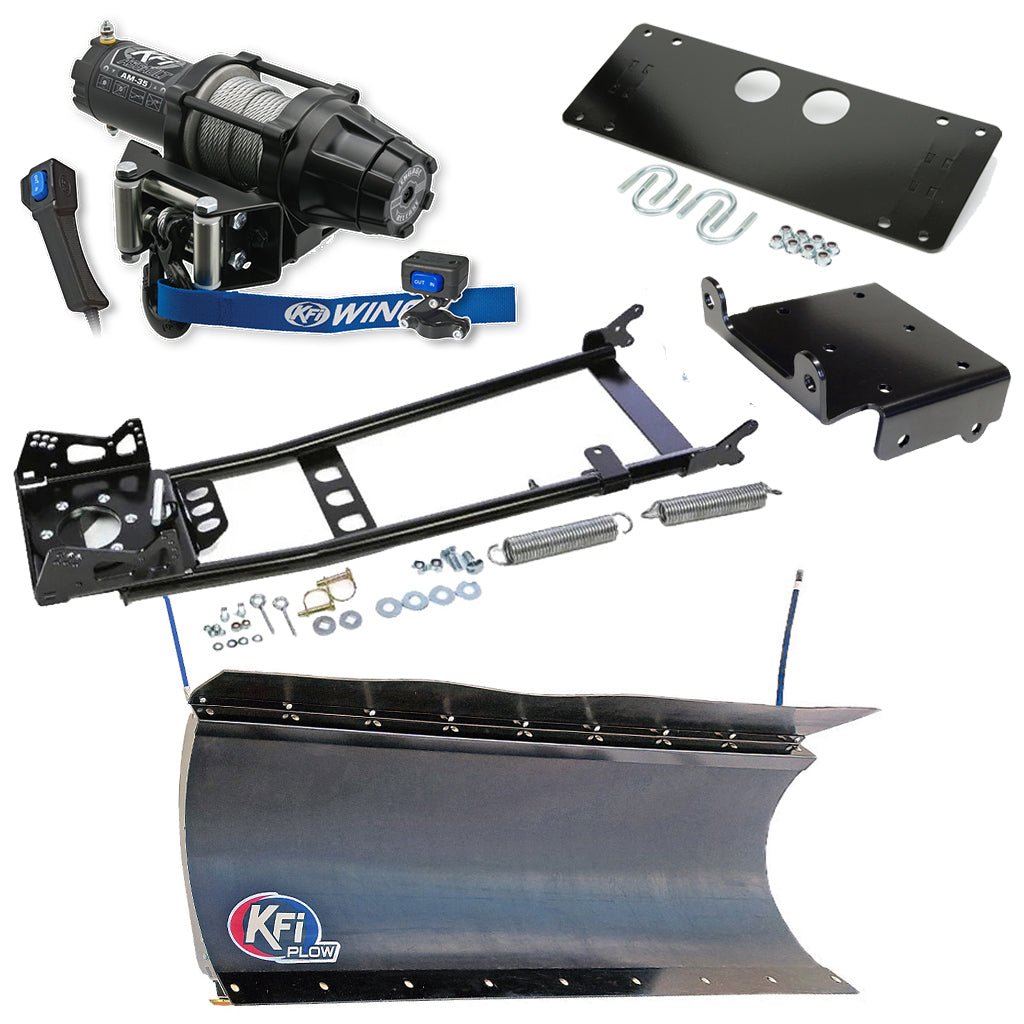 KFI Snowplow Kit Suzuki 450, 500, 700, 750 King Quad ATV - MojoMotoSport.com