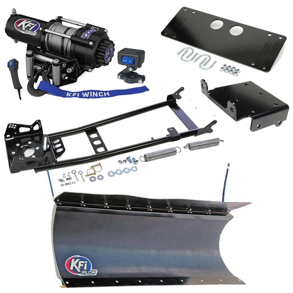 KFI Snowplow Kit Suzuki 450, 500, 700, 750 King Quad ATV - MojoMotoSport.com