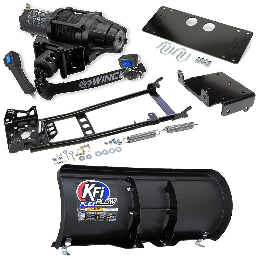 KFI Snowplow Kit Suzuki 450, 500, 700, 750 King Quad ATV - MojoMotoSport.com