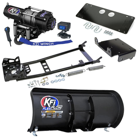 KFI Snowplow Kit Suzuki 450, 500, 700, 750 King Quad ATV - MojoMotoSport.com