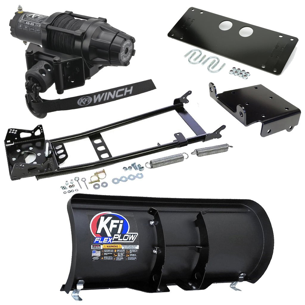 KFI Snowplow Kit Suzuki 450, 500, 700, 750 King Quad ATV - MojoMotoSport.com