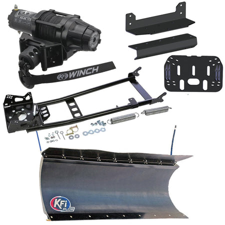 KFI Snowplow Kit Yamaha 350/400/450 Grizzly Kodiak ATV (2003 - 2014) - MojoMotoSport.com