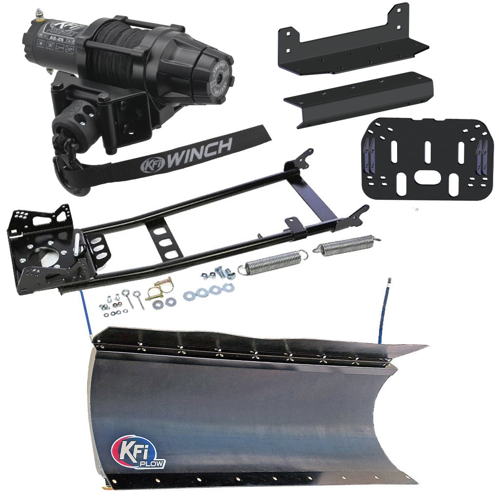 KFI Snowplow Kit Yamaha 350/400/450 Grizzly Kodiak ATV (2003 - 2014) - MojoMotoSport.com