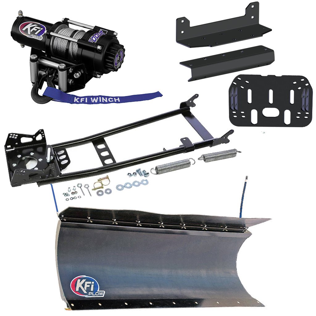 KFI Snowplow Kit Yamaha 350/400/450 Grizzly Kodiak ATV (2003 - 2014) - MojoMotoSport.com