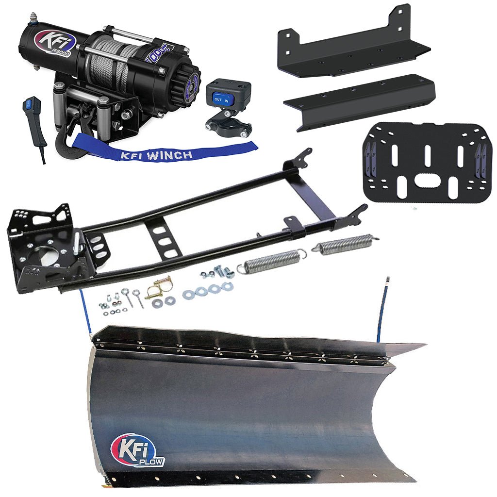 KFI Snowplow Kit Yamaha 350/400/450 Grizzly Kodiak ATV (2003 - 2014) - MojoMotoSport.com