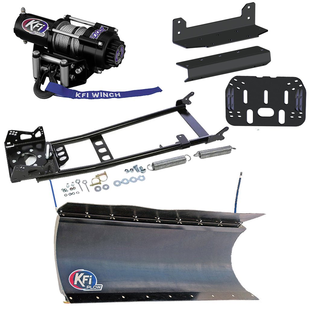 KFI Snowplow Kit Yamaha 350/400/450 Grizzly Kodiak ATV (2003 - 2014) - MojoMotoSport.com
