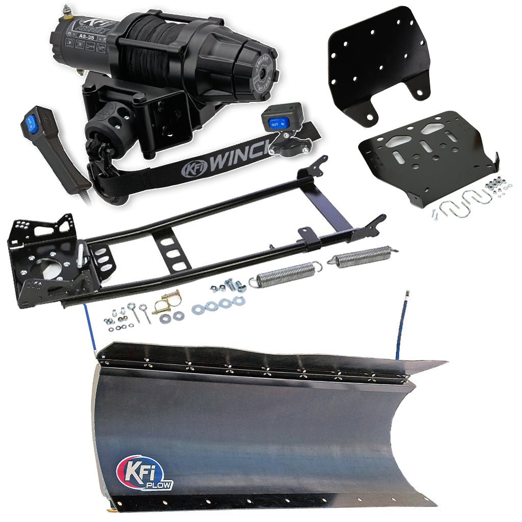 KFI Snowplow Kit Yamaha Grizzly 660 ATV (2002 - 2008) - MojoMotoSport.com