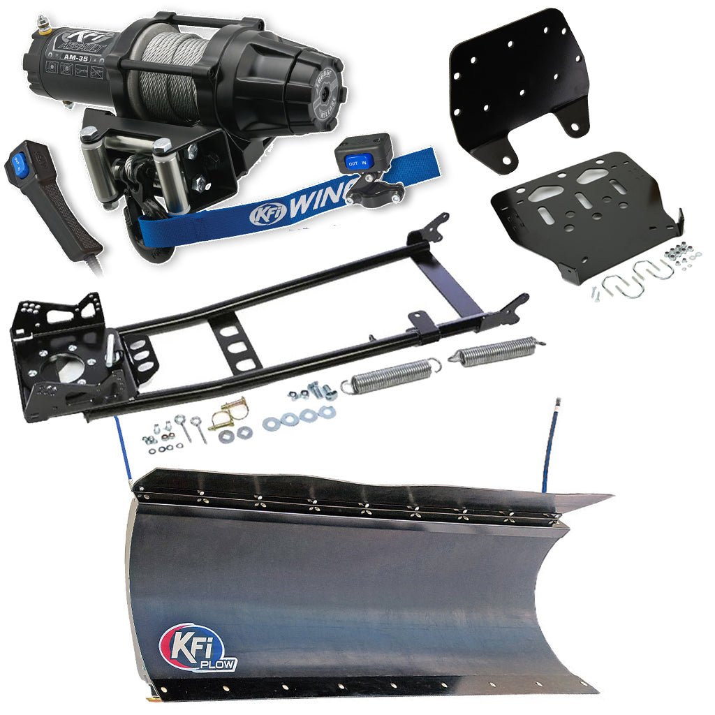 KFI Snowplow Kit Yamaha Grizzly 660 ATV (2002 - 2008) - MojoMotoSport.com