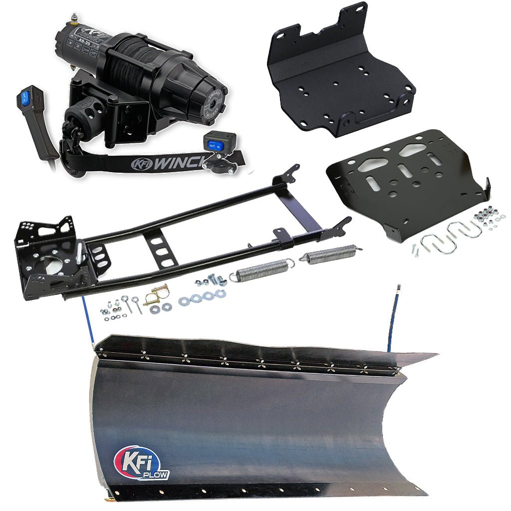 KFI Snowplow Kit Yamaha Kodiak 700 & Grizzly 700 ATV (2016 - 2025) - MojoMotoSport.com