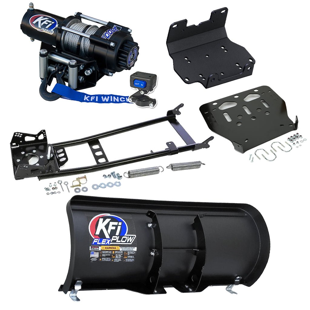 KFI Snowplow Kit Yamaha Kodiak 700 & Grizzly 700 ATV (2016 - 2025) - MojoMotoSport.com