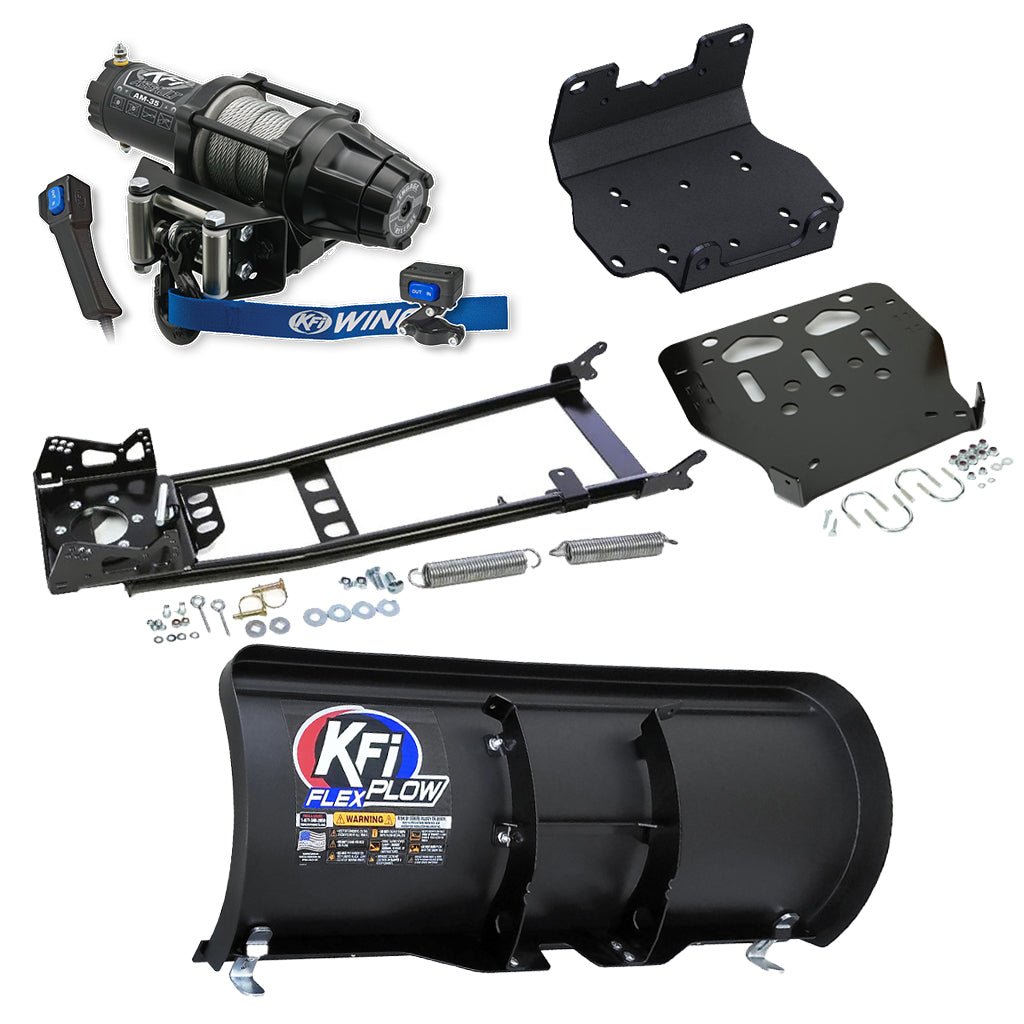 KFI Snowplow Kit Yamaha Kodiak 700 & Grizzly 700 ATV (2016 - 2025) - MojoMotoSport.com