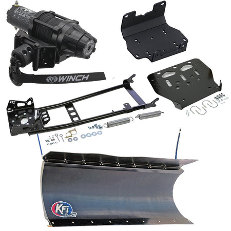 KFI Snowplow Kit Yamaha Kodiak 700 & Grizzly 700 ATV (2016 - 2025) - MojoMotoSport.com