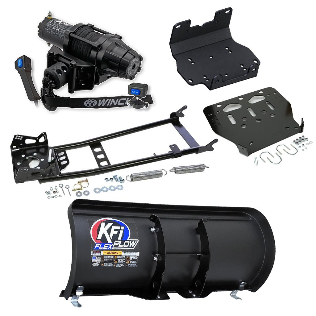 KFI Snowplow Kit Yamaha Kodiak 700 & Grizzly 700 ATV (2016 - 2025) - MojoMotoSport.com