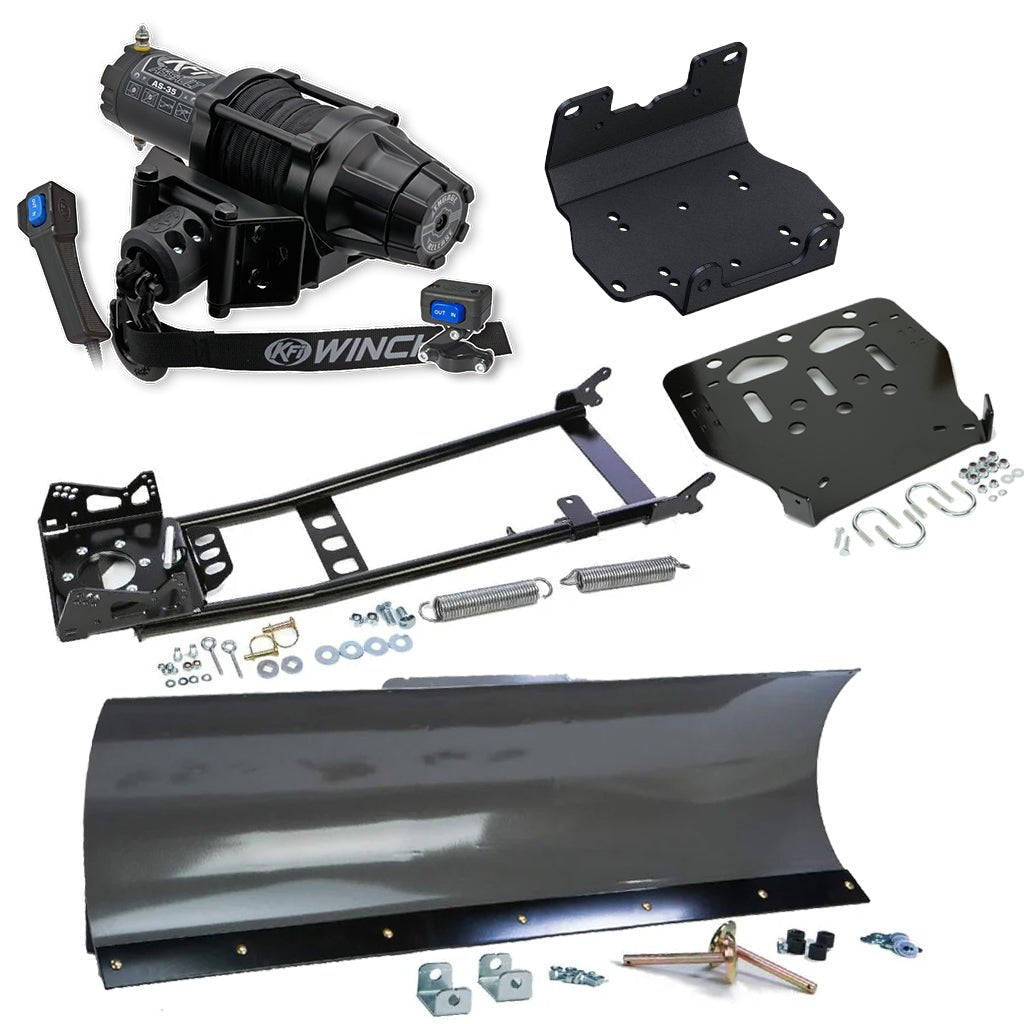 KFI Snowplow Kit Yamaha Kodiak 700 & Grizzly 700 ATV (2016 - 2025) - MojoMotoSport.com