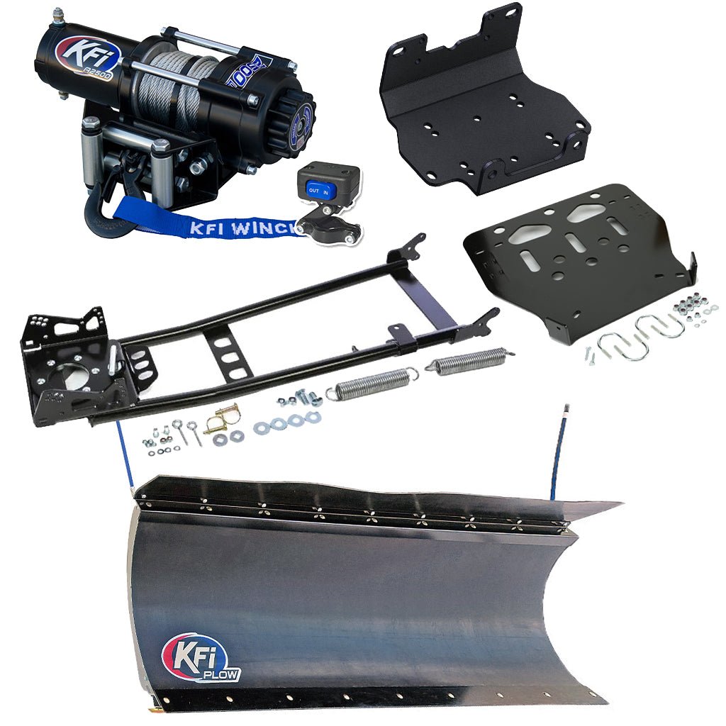 KFI Snowplow Kit Yamaha Kodiak 700 & Grizzly 700 ATV (2016 - 2025) - MojoMotoSport.com