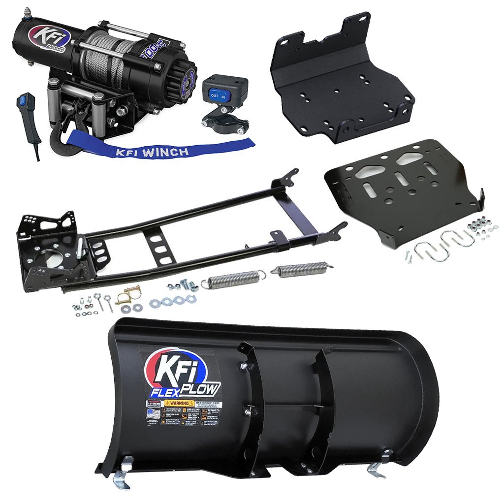 KFI Snowplow Kit Yamaha Kodiak 700 & Grizzly 700 ATV (2016 - 2025) - MojoMotoSport.com