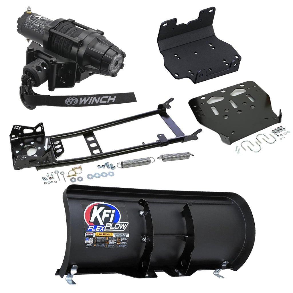 KFI Snowplow Kit Yamaha Kodiak 700 & Grizzly 700 ATV (2016 - 2025) - MojoMotoSport.com