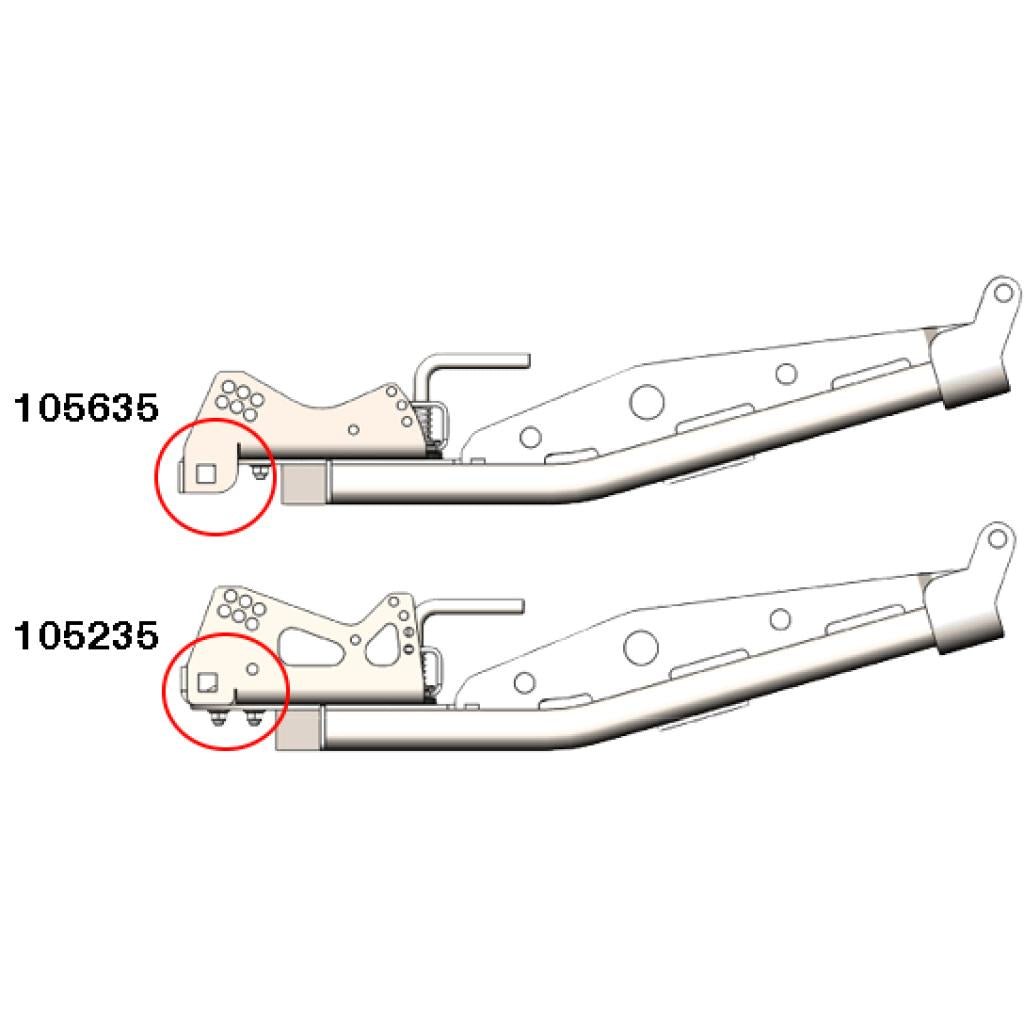 KFI UTV PUSH TUBE CRADLE | 105639 - R - MojoMotoSport.com