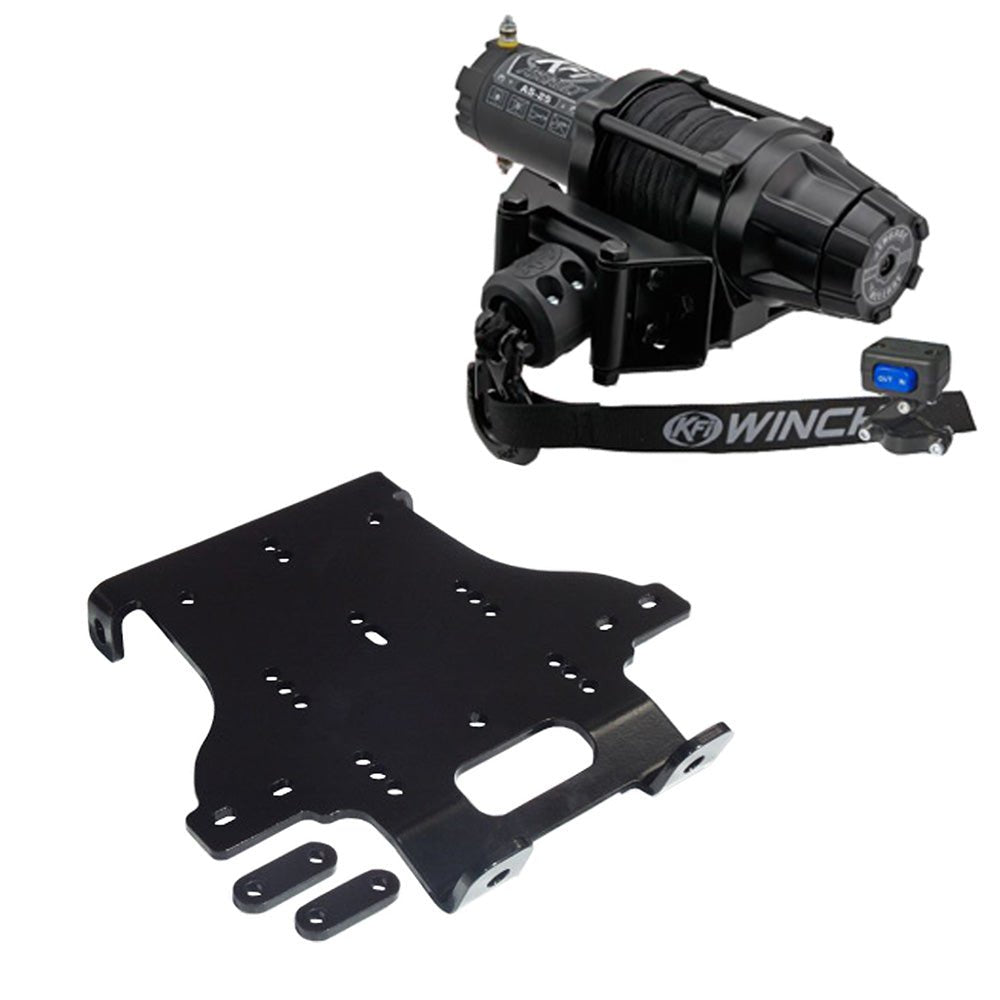 KFI Winch and Winch Mount Kit Honda TRX500 Foreman Rubicon - MojoMotoSport.com