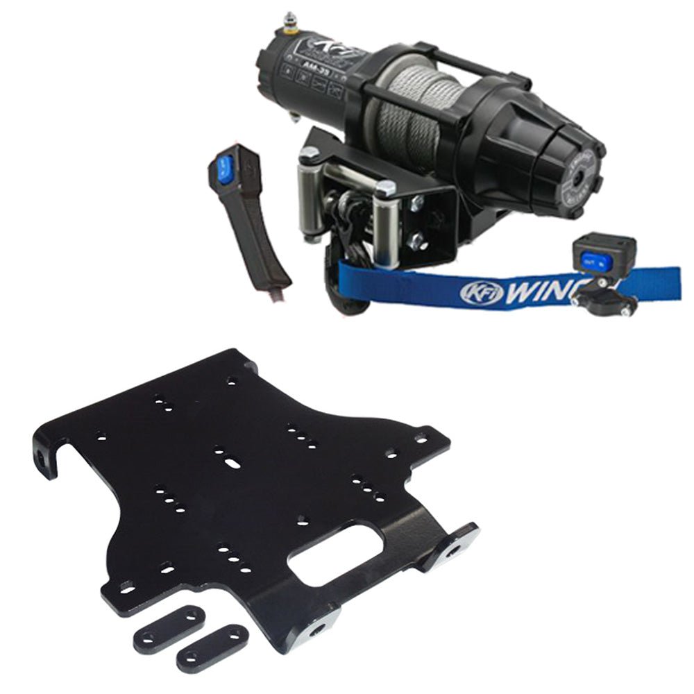 KFI Winch and Winch Mount Kit Honda TRX500 Foreman Rubicon - MojoMotoSport.com