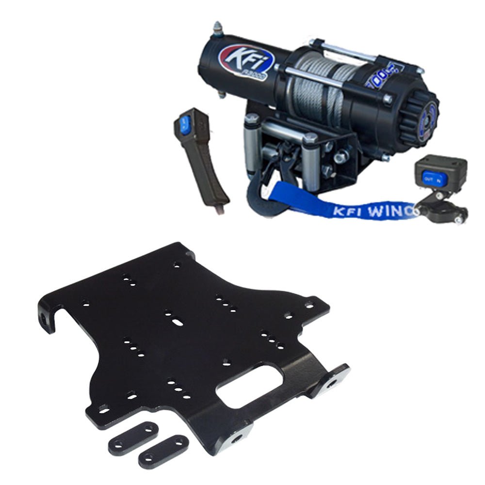 KFI Winch and Winch Mount Kit Honda TRX500 Foreman Rubicon - MojoMotoSport.com