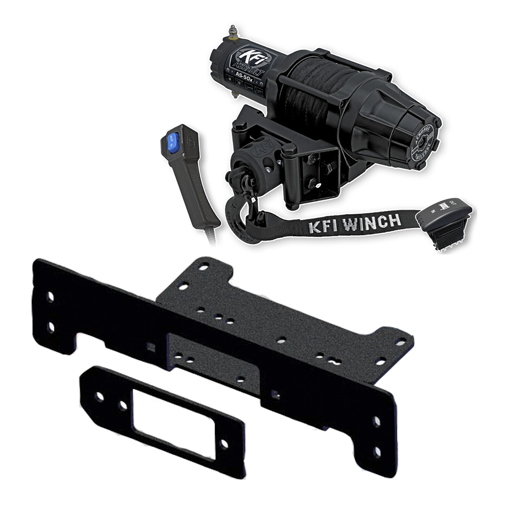 KFI Winch Kit fits Kawasaki Mule SX/XC 400 - MojoMotoSport.com