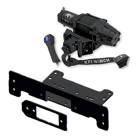 KFI Winch Kit fits Kawasaki Mule SX/XC 400 - MojoMotoSport.com