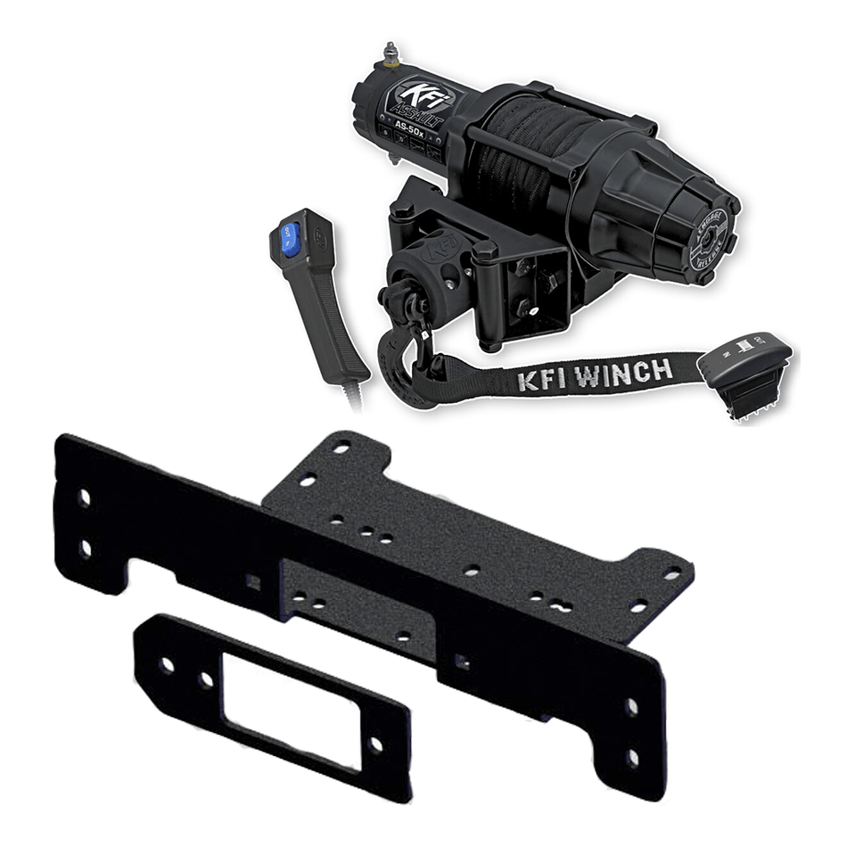 KFI Winch Kit fits Kawasaki Mule SX/XC 400 - MojoMotoSport.com