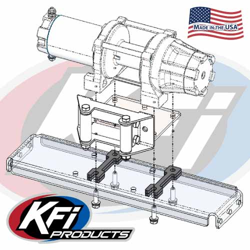 KFI Winch Spacer Kit | 101210 - MojoMotoSport.com