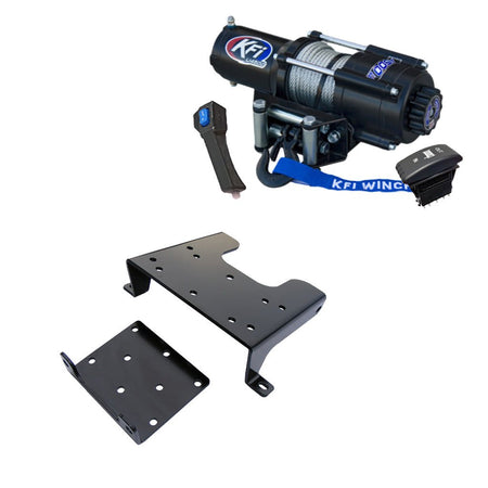 KFI Winch & Winch Mount Kit 10 - 20 Can - Am Commander - MojoMotoSport.com