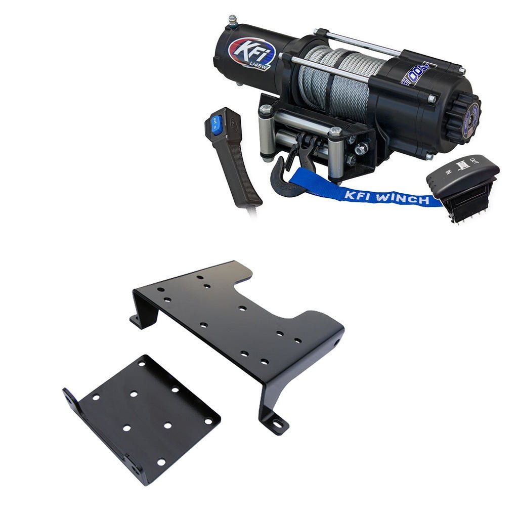 KFI Winch & Winch Mount Kit 10 - 20 Can - Am Commander - MojoMotoSport.com