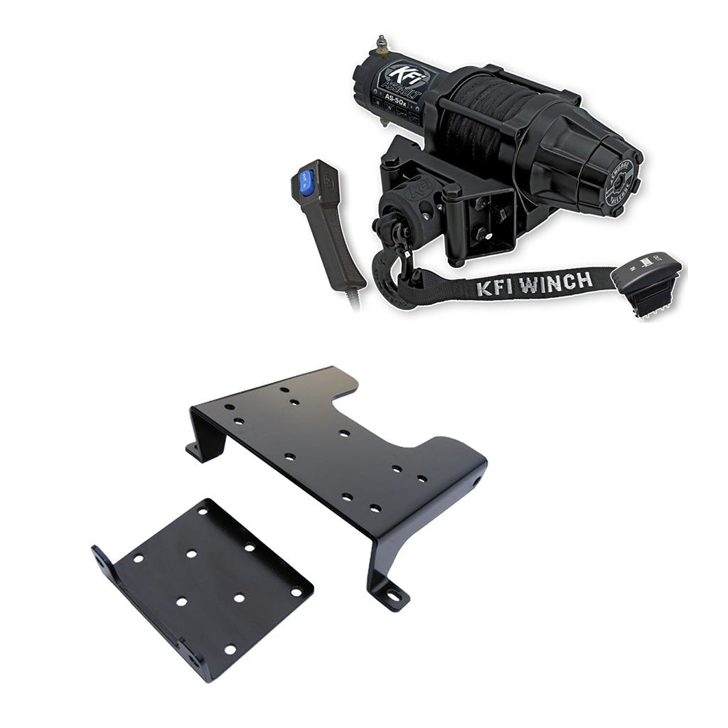 KFI Winch & Winch Mount Kit 10 - 20 Can - Am Commander - MojoMotoSport.com