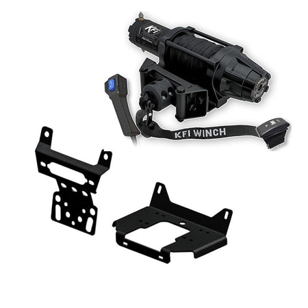 KFI Winch & Winch Mount Kit 16 - 24 Polaris RZR 900/1000/TURBO - MojoMotoSport.com