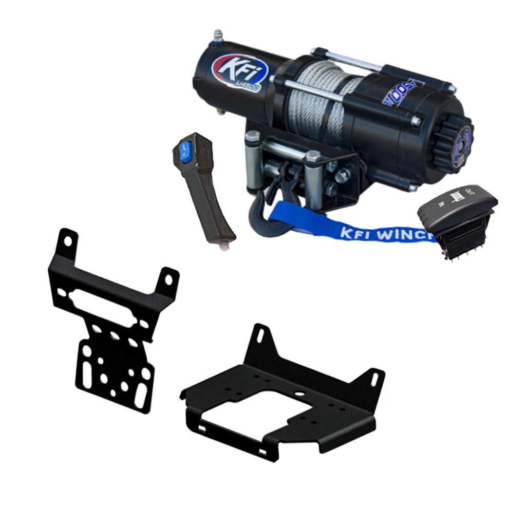 KFI Winch & Winch Mount Kit 16 - 24 Polaris RZR 900/1000/TURBO - MojoMotoSport.com
