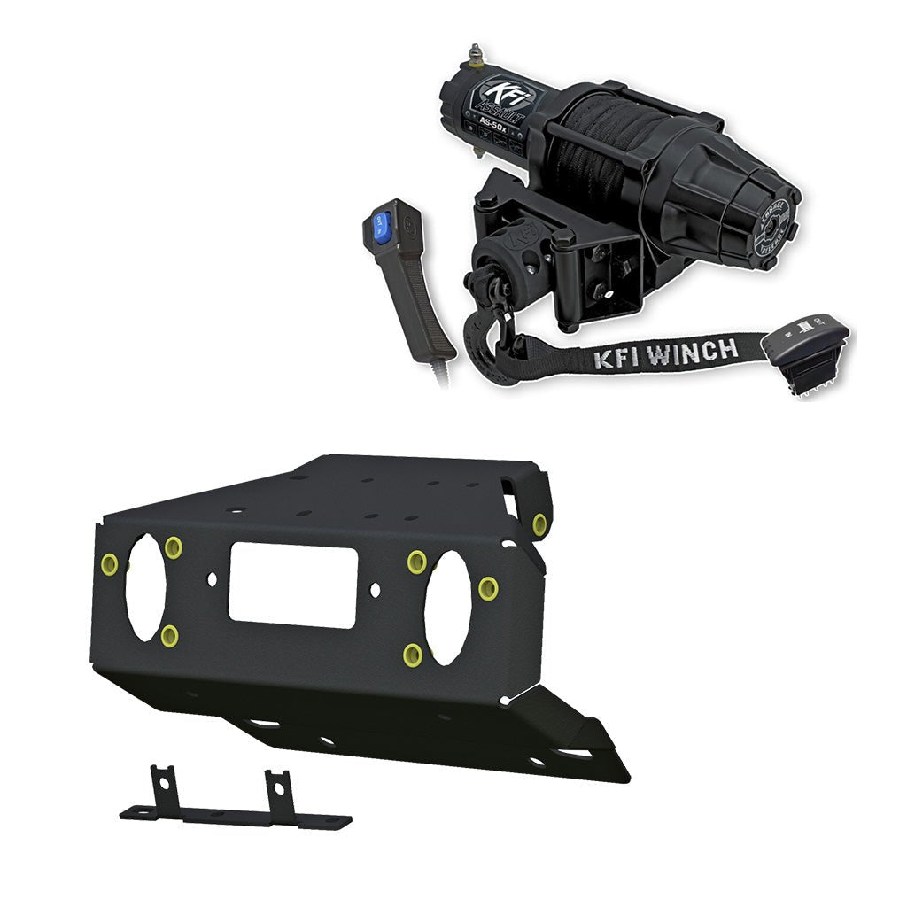 KFI Winch & Winch Mount Kit 2021+ Can - Am Commander - MojoMotoSport.com