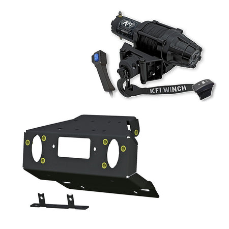 KFI Winch & Winch Mount Kit 2021+ Can - Am Commander - MojoMotoSport.com