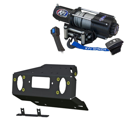 KFI Winch & Winch Mount Kit 2021+ Can - Am Commander - MojoMotoSport.com
