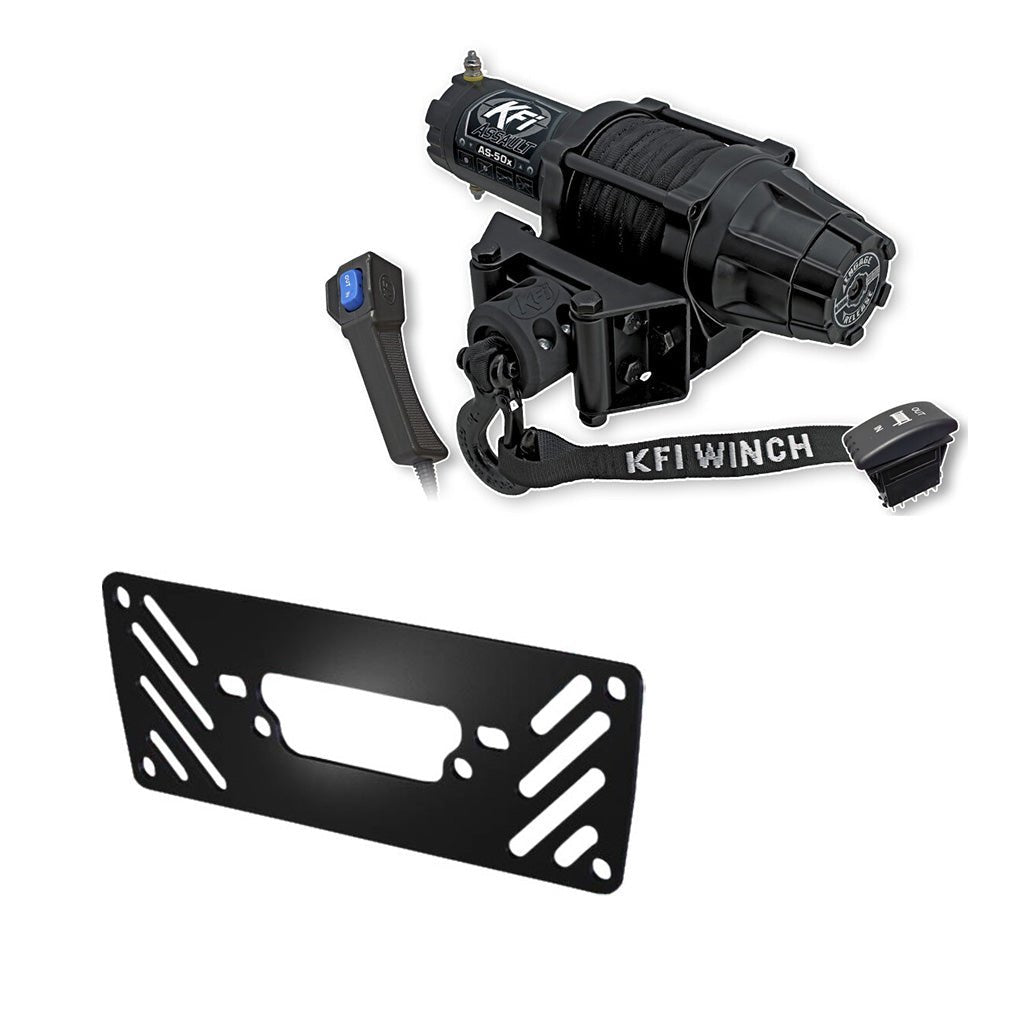 KFI Winch & Winch Mount Kit Arctic Cat Prowler 500/550/700/1000 - MojoMotoSport.com