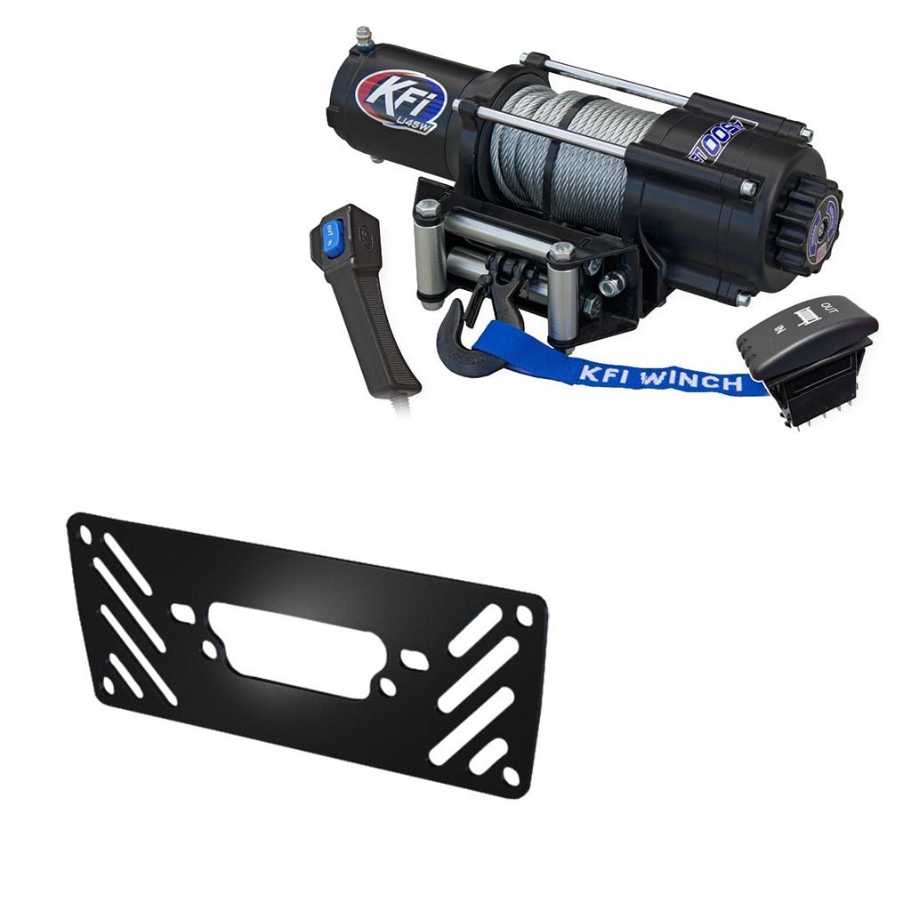 KFI Winch & Winch Mount Kit Arctic Cat Prowler 500/550/700/1000 - MojoMotoSport.com