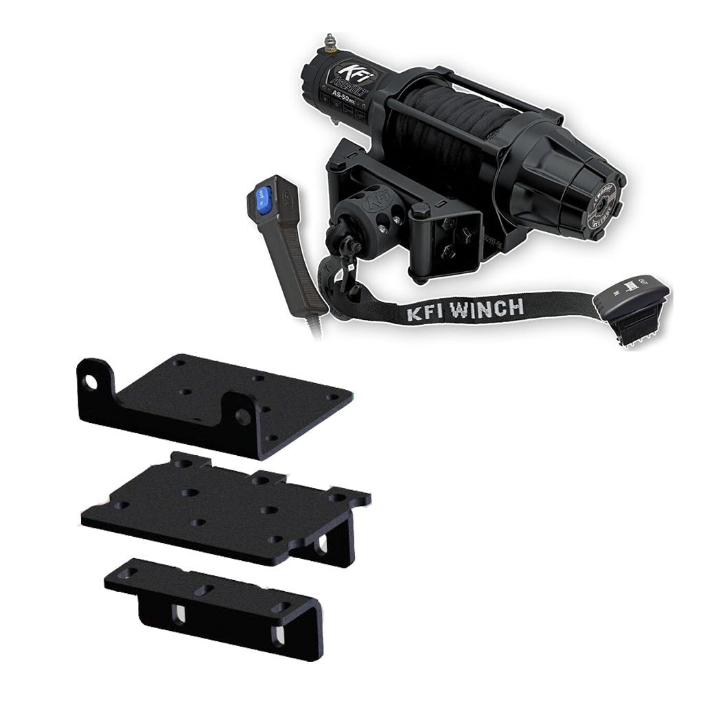 KFI Winch & Winch Mount Kit Arctic Cat / Textron Prowler 500 2017 - 2022 / Tracker 500S 2020 - 2022 - MojoMotoSport.com