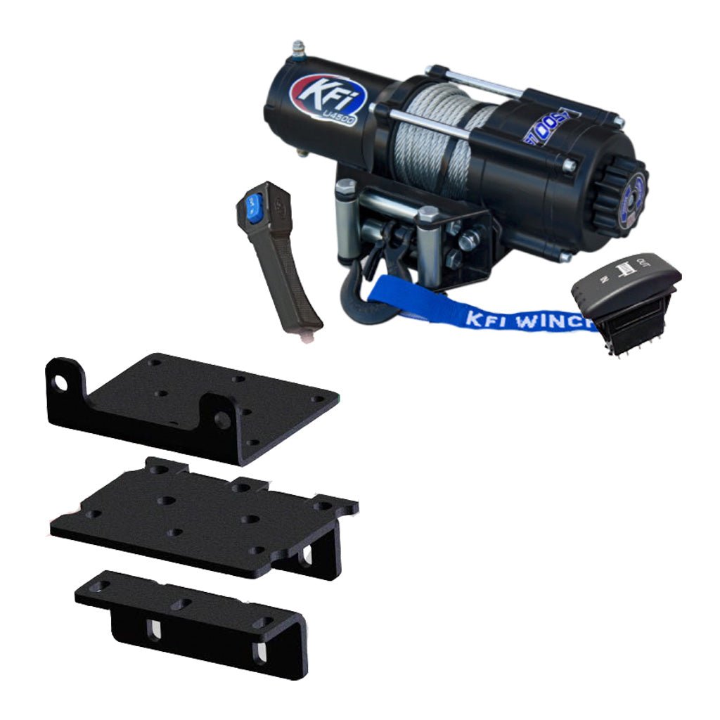 KFI Winch & Winch Mount Kit Arctic Cat / Textron Prowler 500 2017 - 2022 / Tracker 500S 2020 - 2022 - MojoMotoSport.com