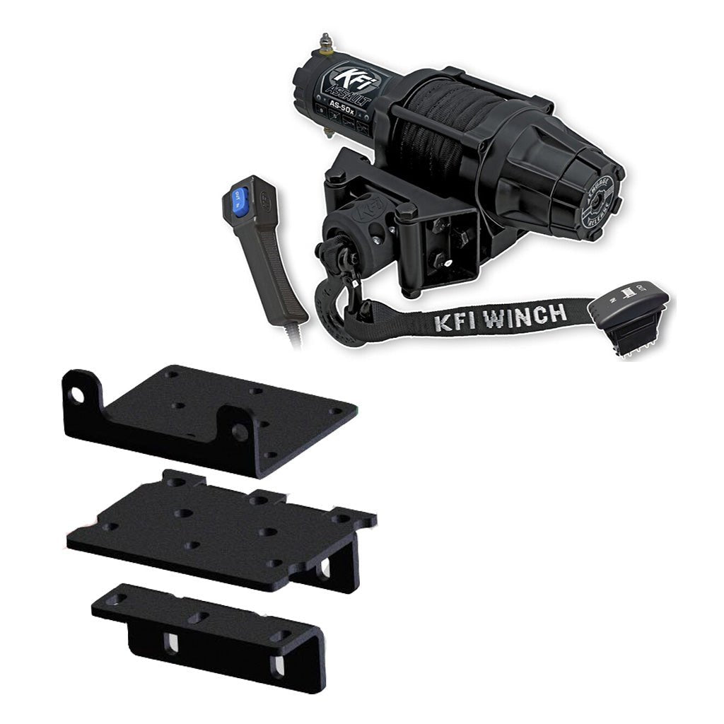 KFI Winch & Winch Mount Kit Arctic Cat / Textron Prowler 500 2017 - 2022 / Tracker 500S 2020 - 2022 - MojoMotoSport.com