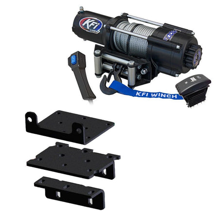 KFI Winch & Winch Mount Kit Arctic Cat / Textron Prowler 500 2017 - 2022 / Tracker 500S 2020 - 2022 - MojoMotoSport.com