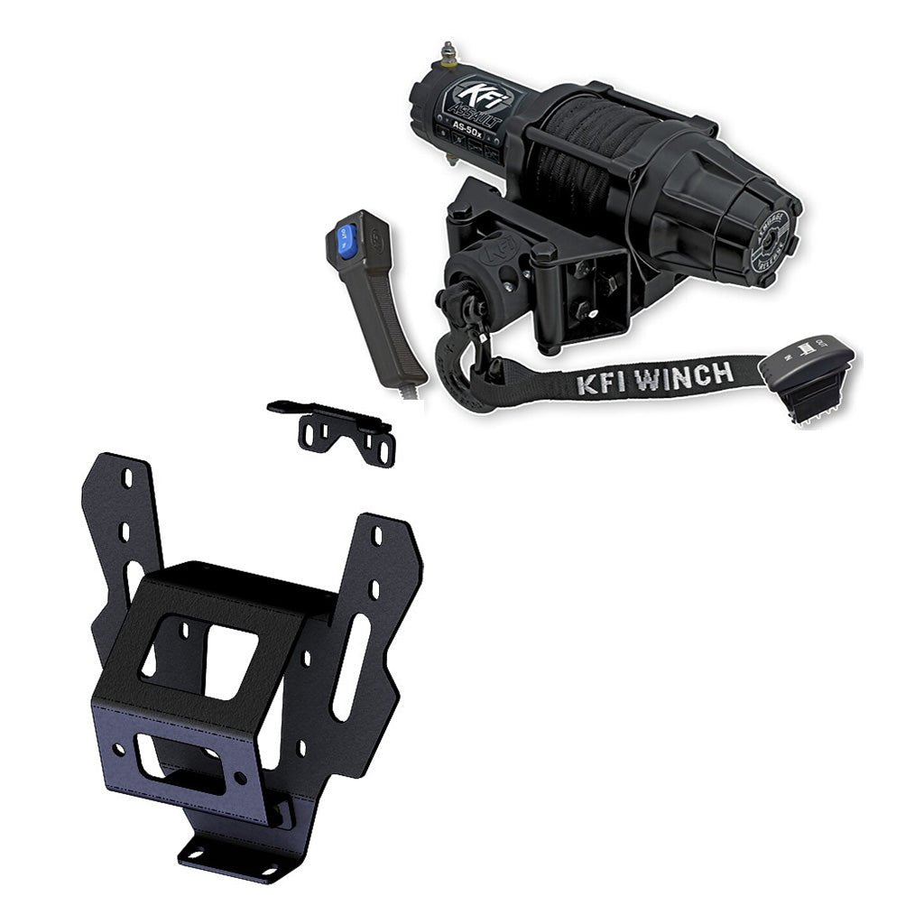 KFI Winch & Winch Mount Kit Arctic Cat / Textron Wildcat XX 1000 2018 - 2024 / Tracker XTR1000 2020 - 2021 - MojoMotoSport.com
