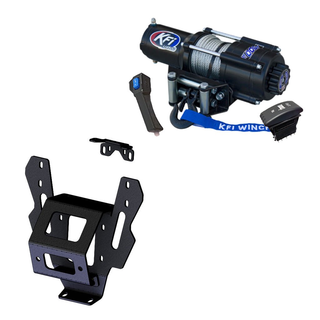 KFI Winch & Winch Mount Kit Arctic Cat / Textron Wildcat XX 1000 2018 - 2024 / Tracker XTR1000 2020 - 2021 - MojoMotoSport.com