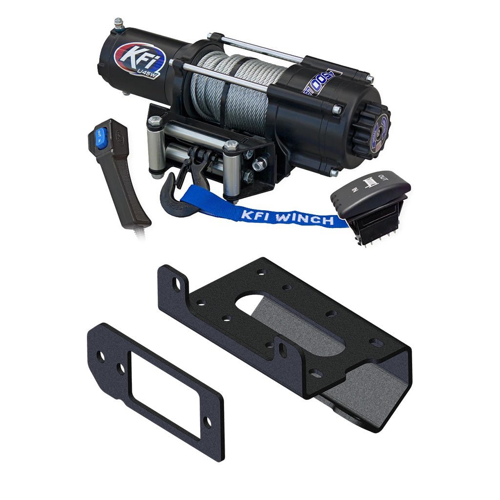 KFI Winch & Winch Mount Kit Can - Am Defender - MojoMotoSport.com
