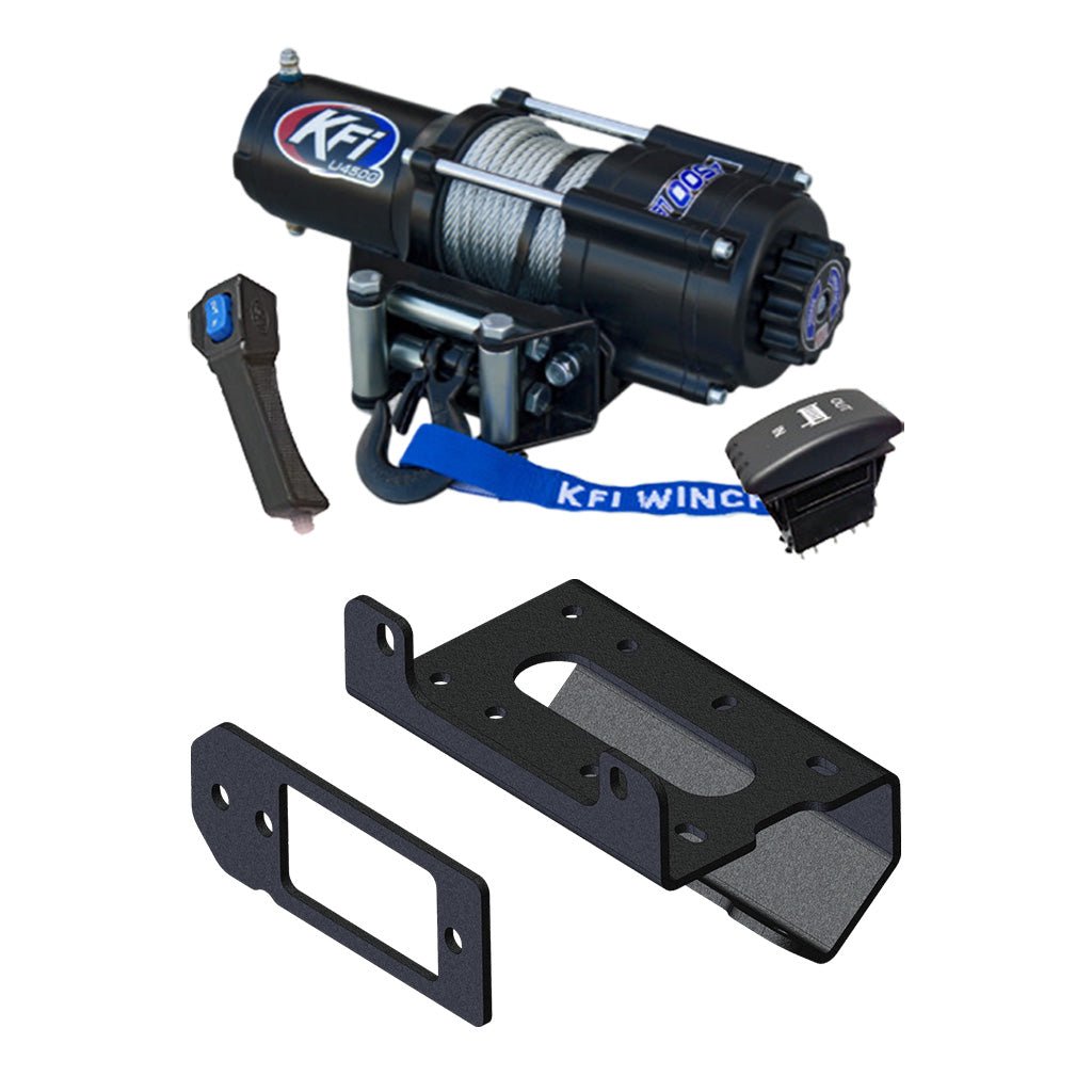 KFI Winch & Winch Mount Kit Can - Am Defender - MojoMotoSport.com