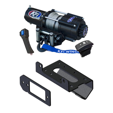 KFI Winch & Winch Mount Kit Can - Am Defender - MojoMotoSport.com
