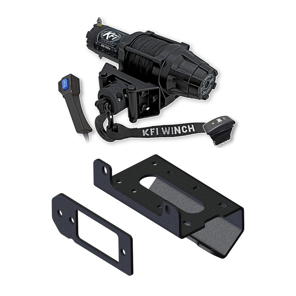 KFI Winch & Winch Mount Kit Can - Am Defender - MojoMotoSport.com